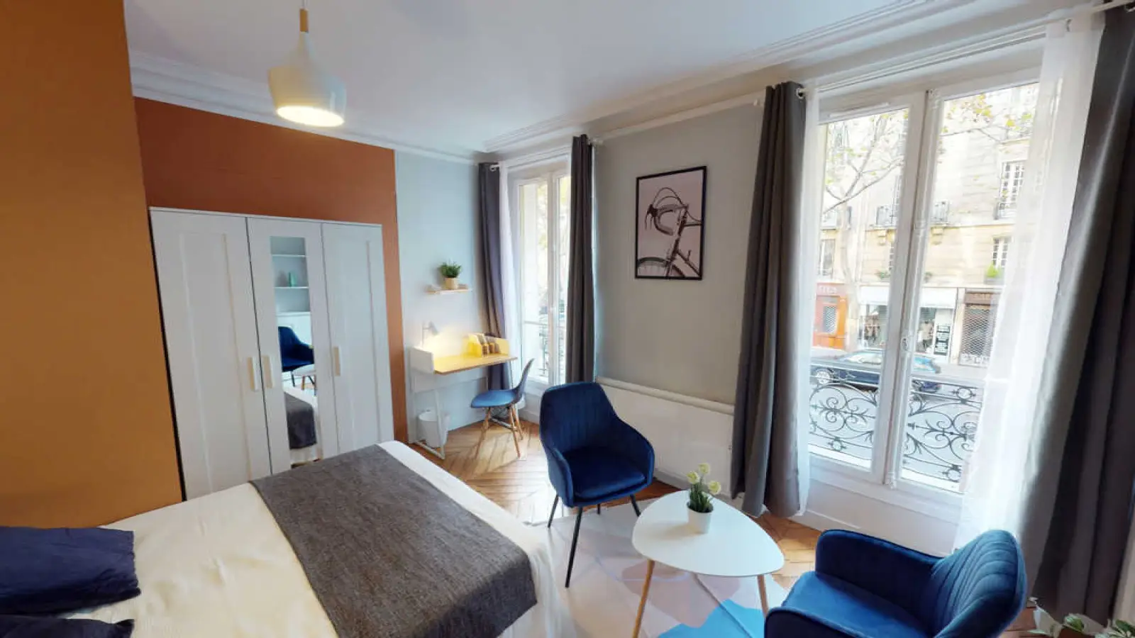 Chambre Avenue Élisée Reclus à Paris