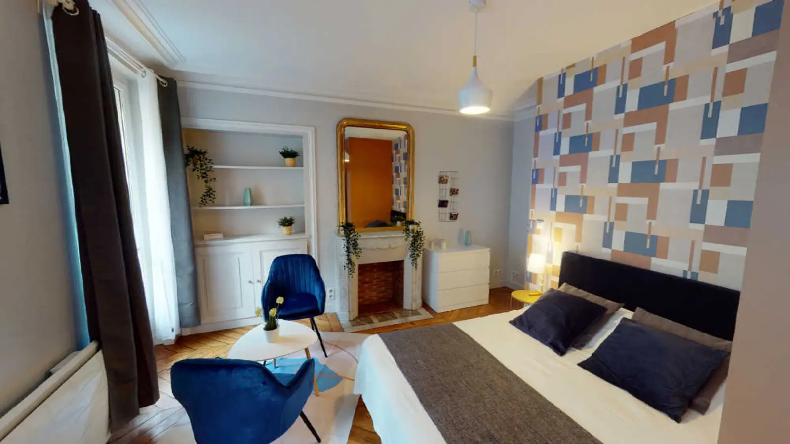 Chambre Avenue Élisée Reclus à Paris