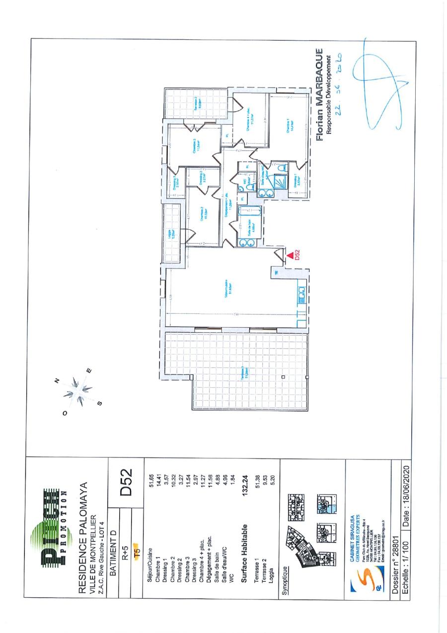 Appartement Rue Sabine et Miron Zlatin à Montpellier