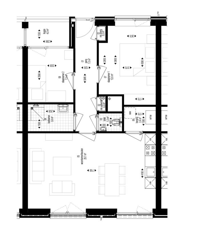 Appartement Keyenburg 9