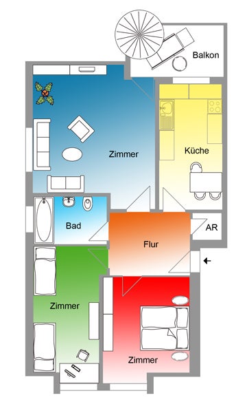 Wohnung Am Sportplatz in Wanzleben-Börde