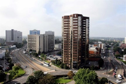 Flat Hagley Road in Birmingham