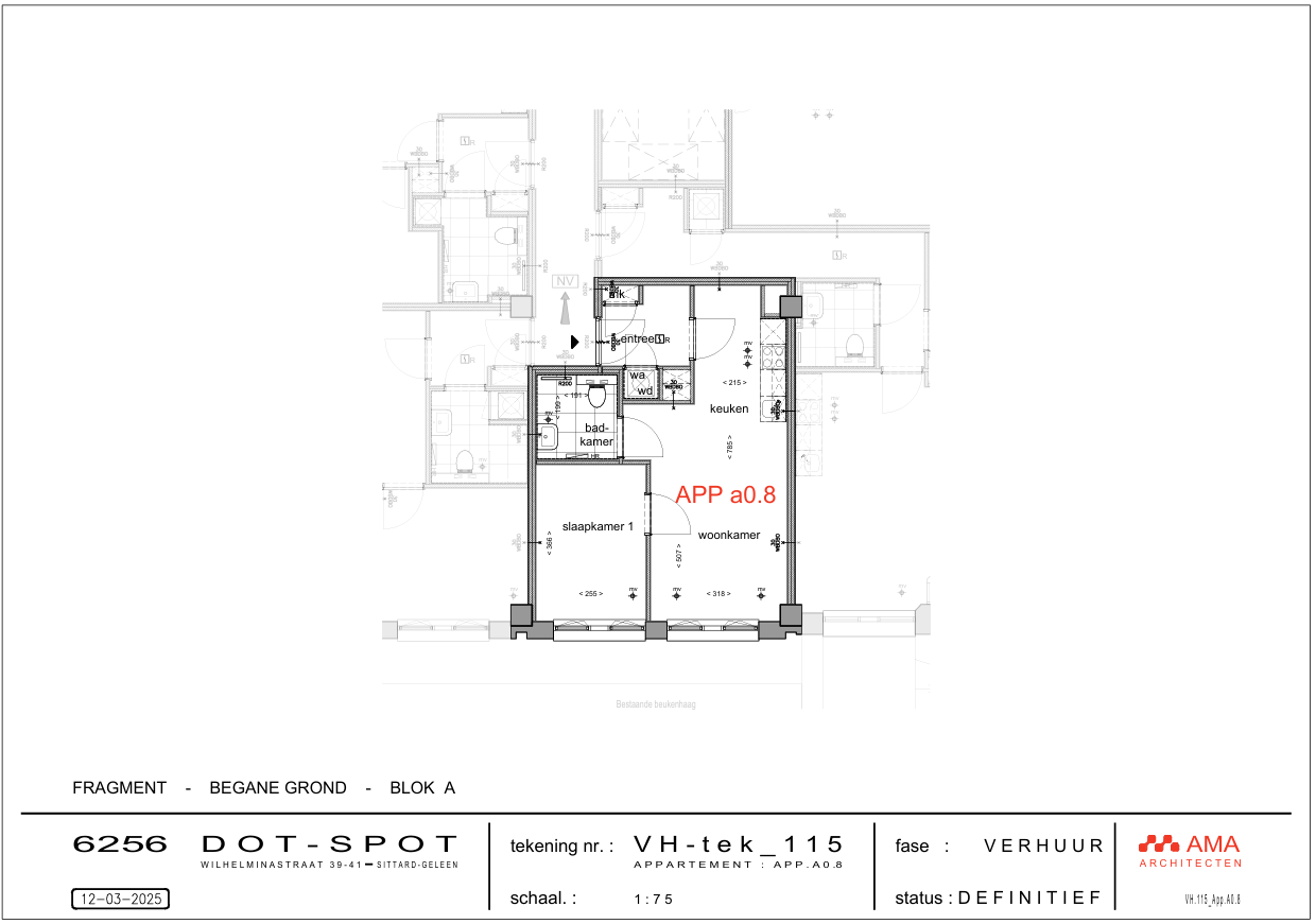 Studio te huur: Wilhelminastraat 43A-2, Sittard