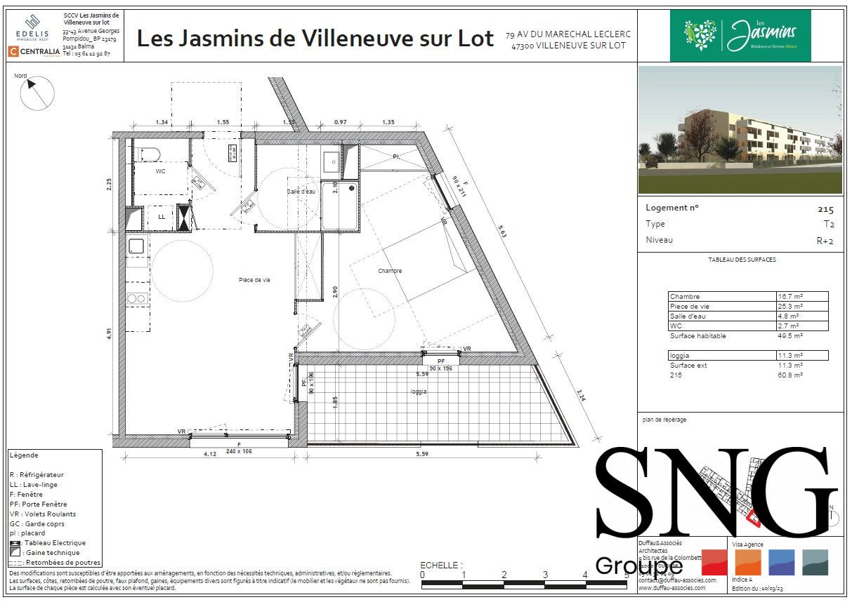 Flat Avenue du Maréchal Leclerc in Villeneuve-sur-Lot