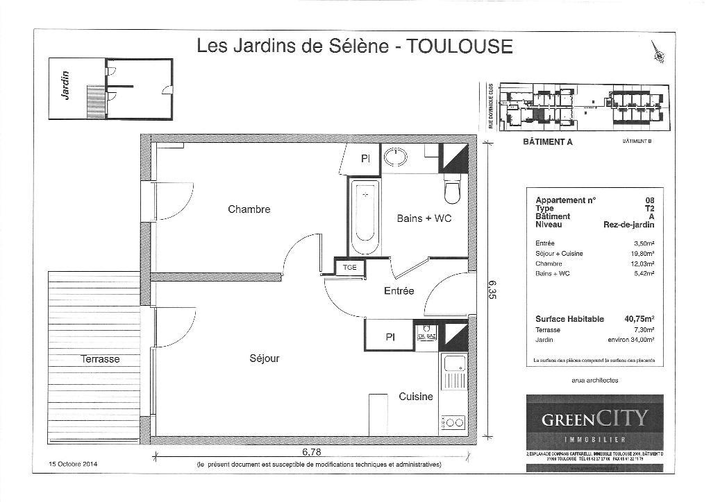 Appartement Rue Dominique Clos à Toulouse
