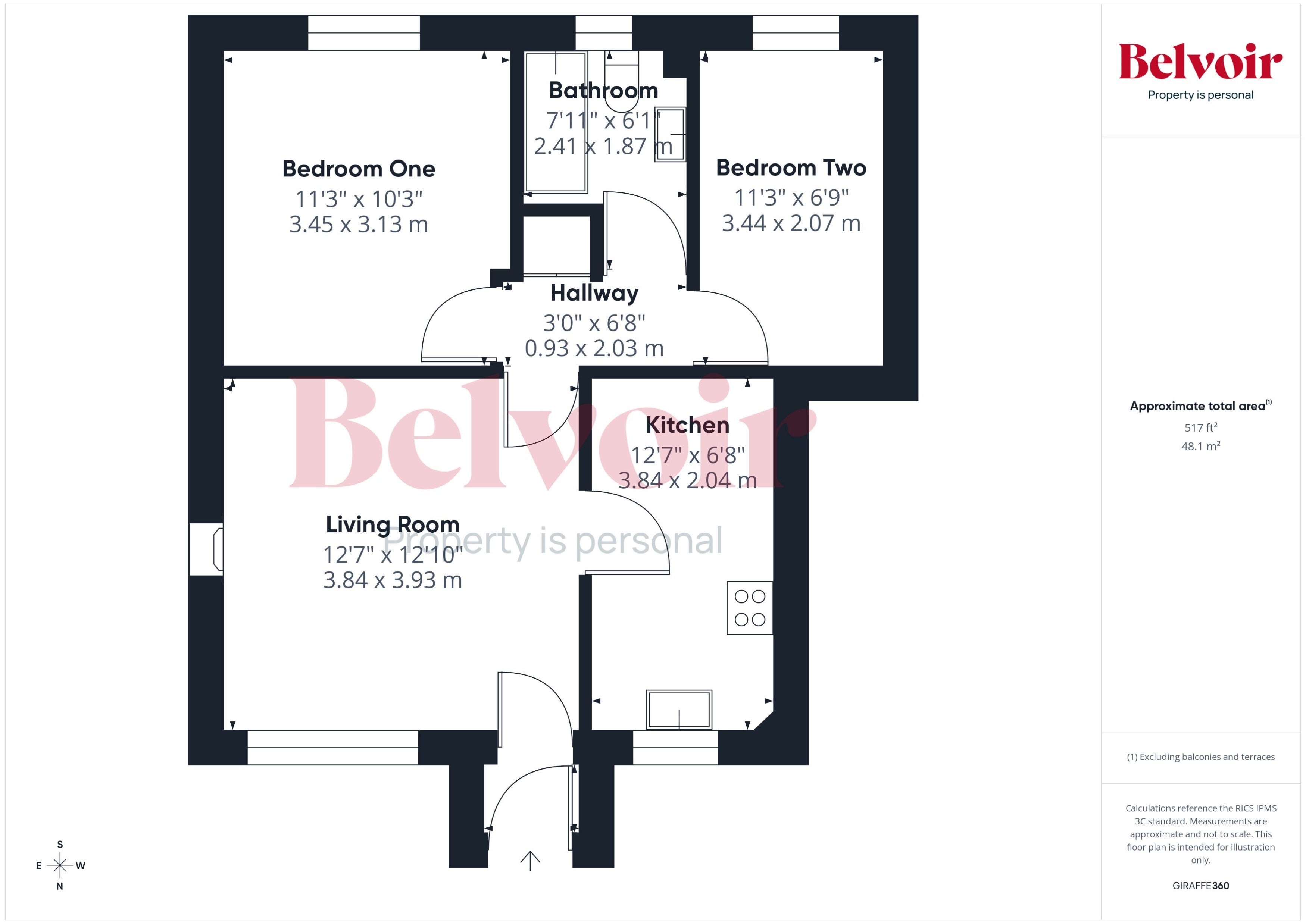 Flat Castle Court in Wem