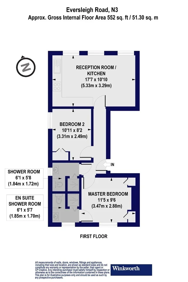 Flat Eversleigh Road in Greater London