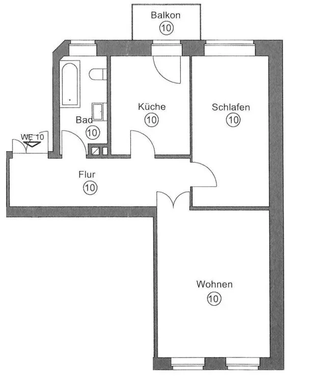 Wohnung Osterweihstraße in Zwickau