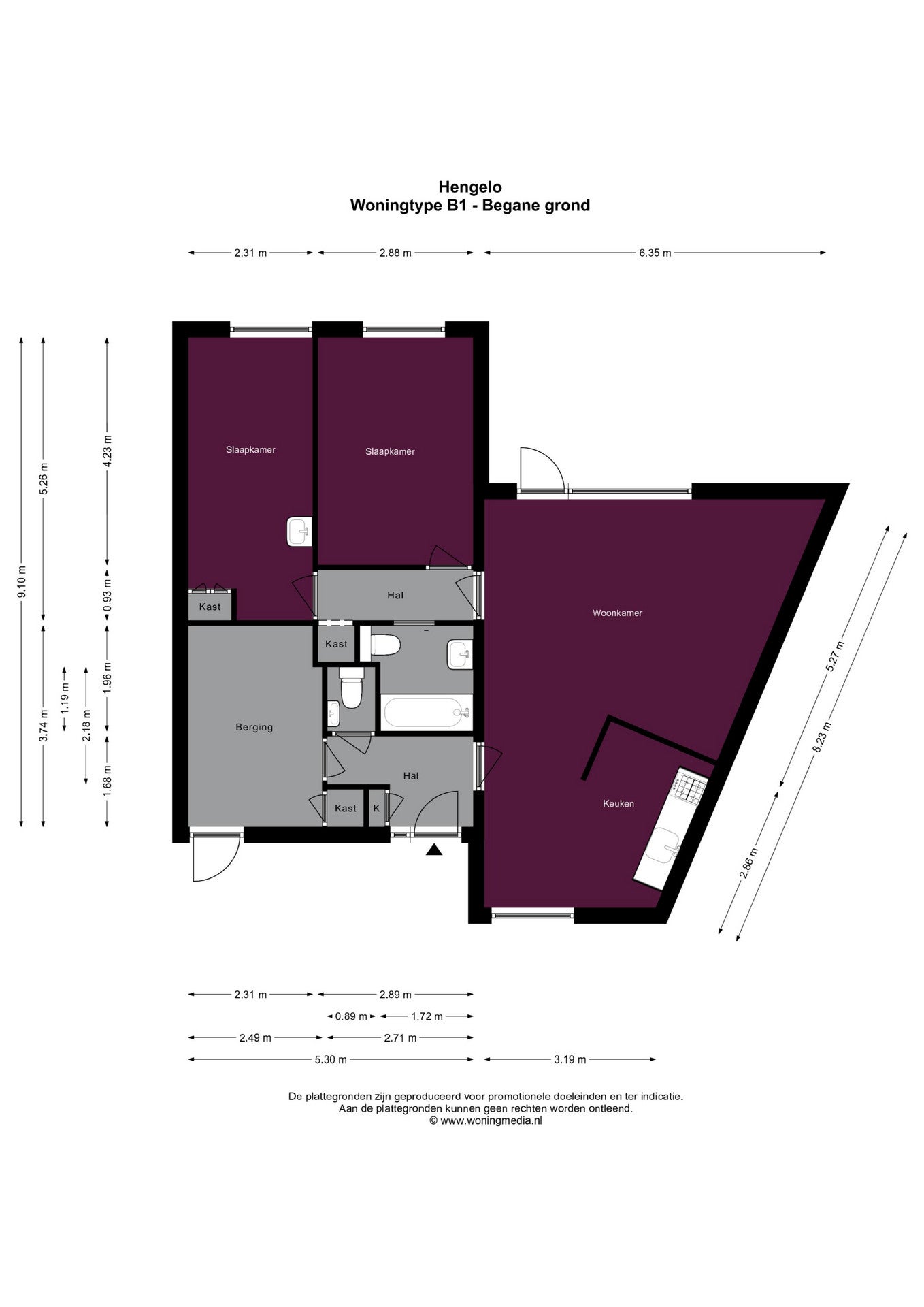 Huis Fien de la Marstraat 50 in Hengelo