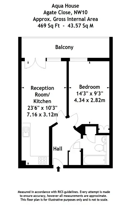 Flat Agate Close in Greater London