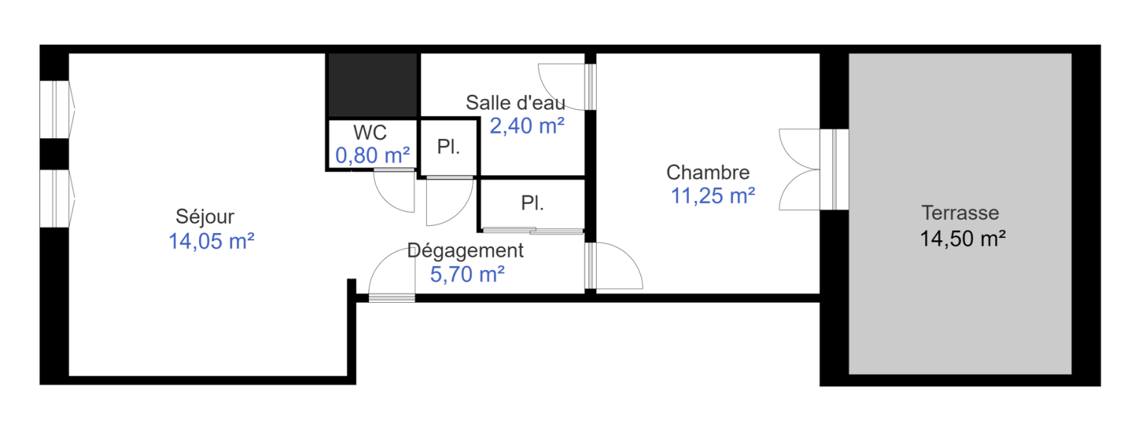 Flat Rue des Vertus in Marseille