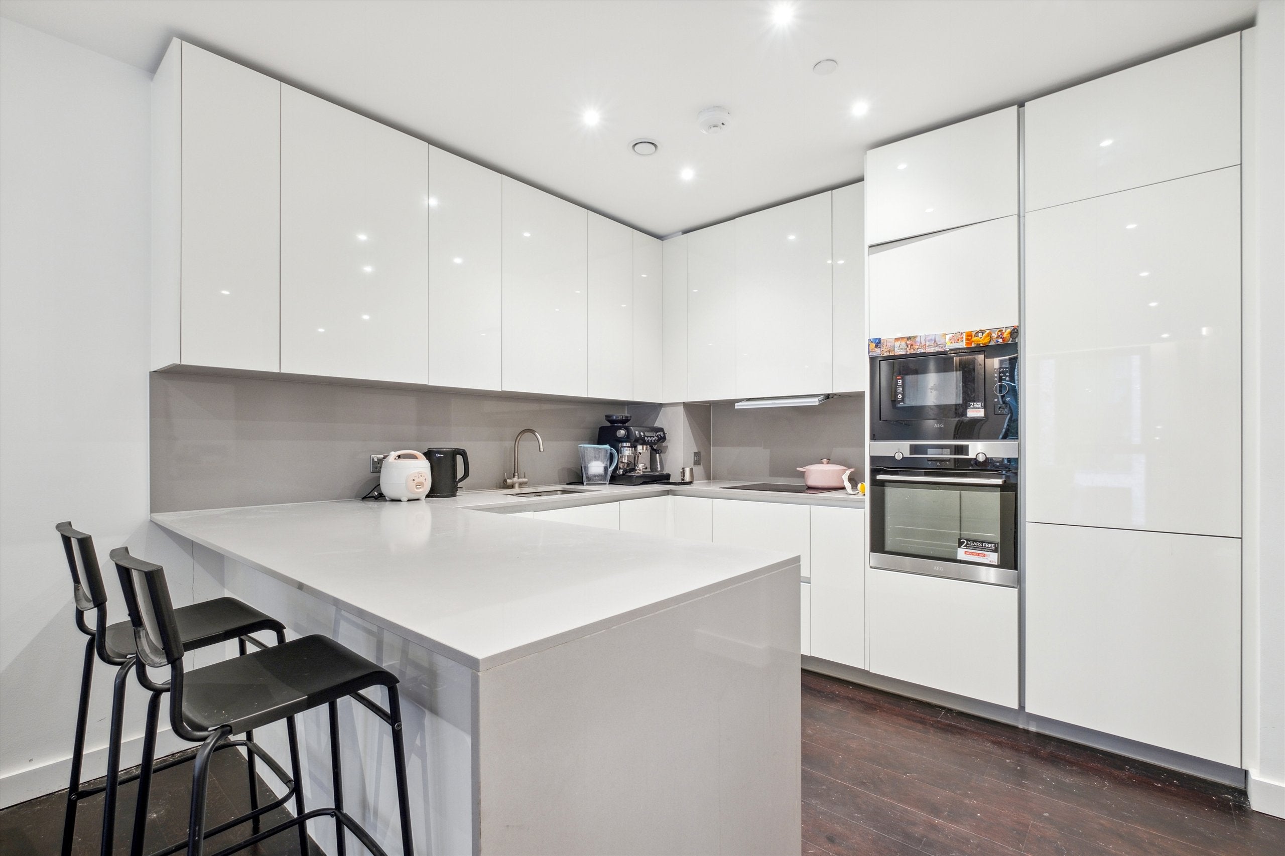 Flat Ponton Road in Greater London