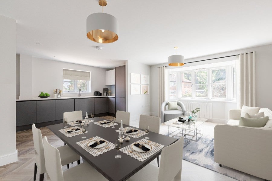 Flat Sheerwater Road in Woking