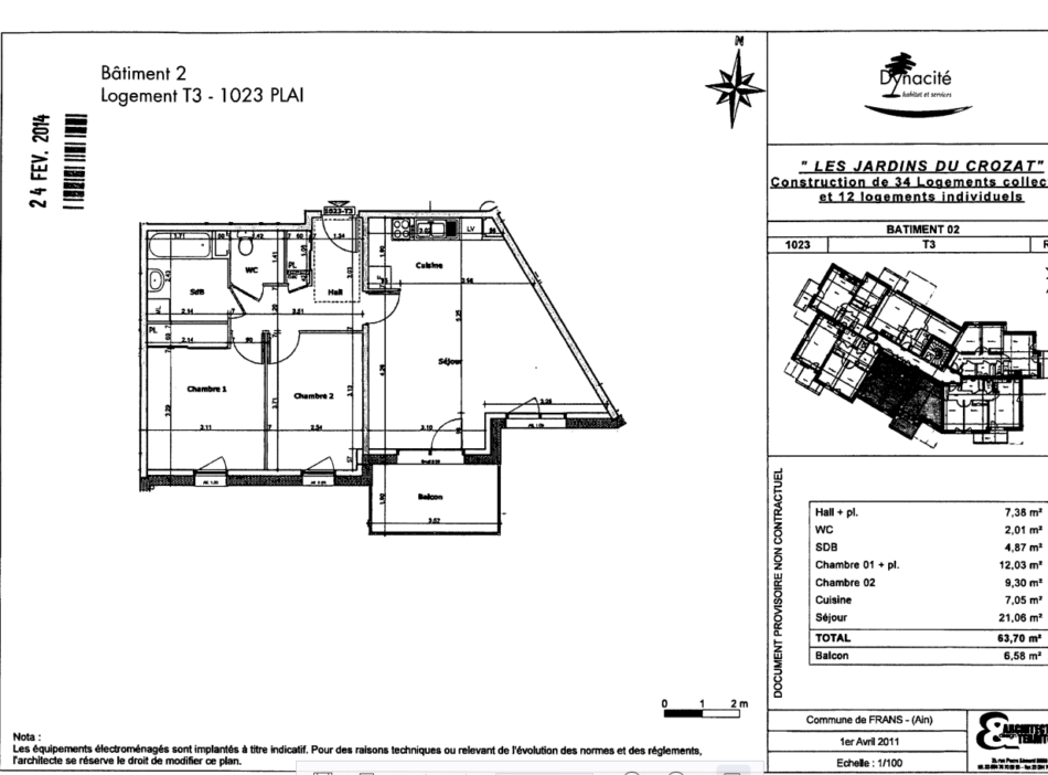 Appartement Route des Sorbiers à Frans