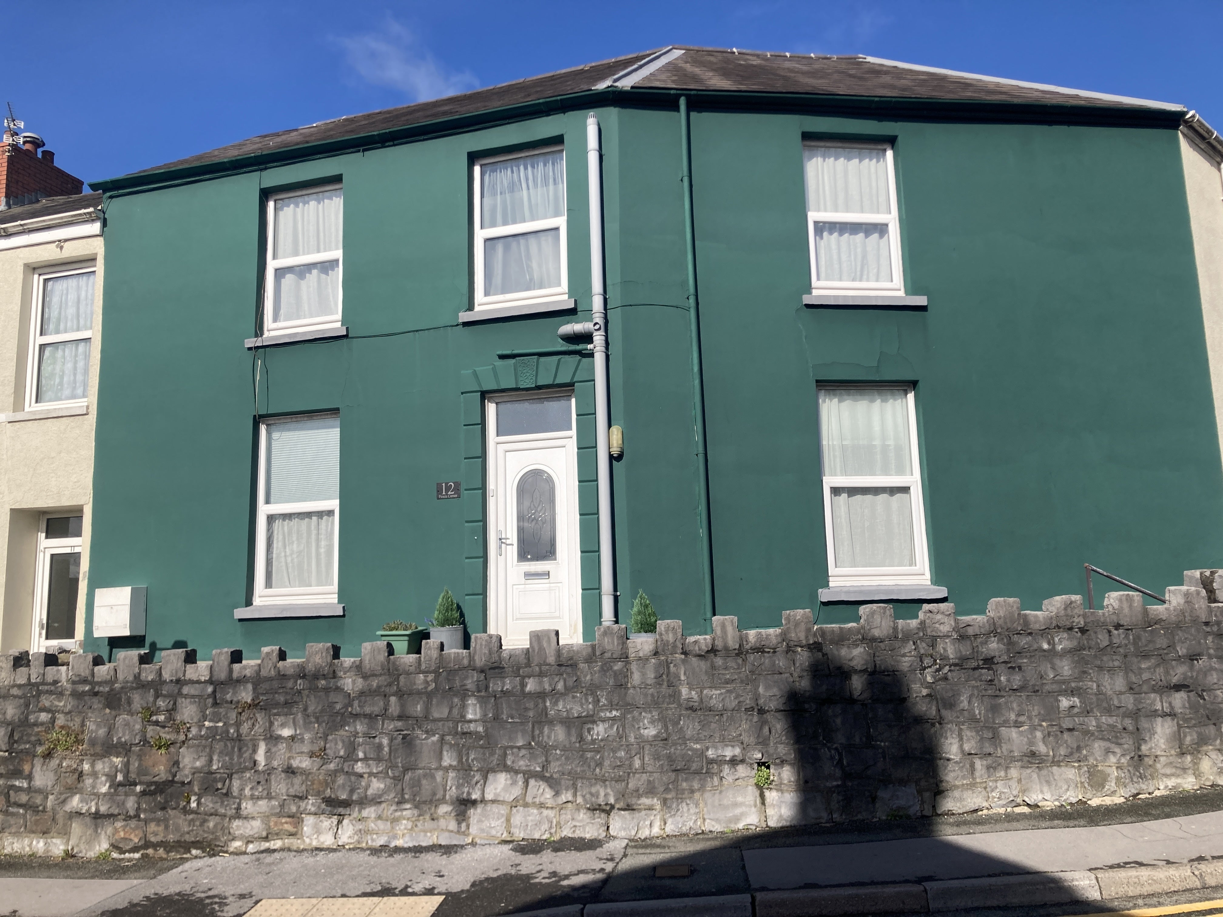 House Barn Road in Carmarthen