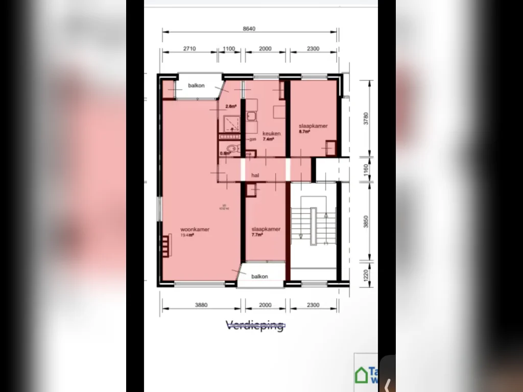 Appartement Prof. Zeemanweg in Sliedrecht