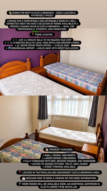 Room Southfield Avenue in Metropolitan Borough of Solihull