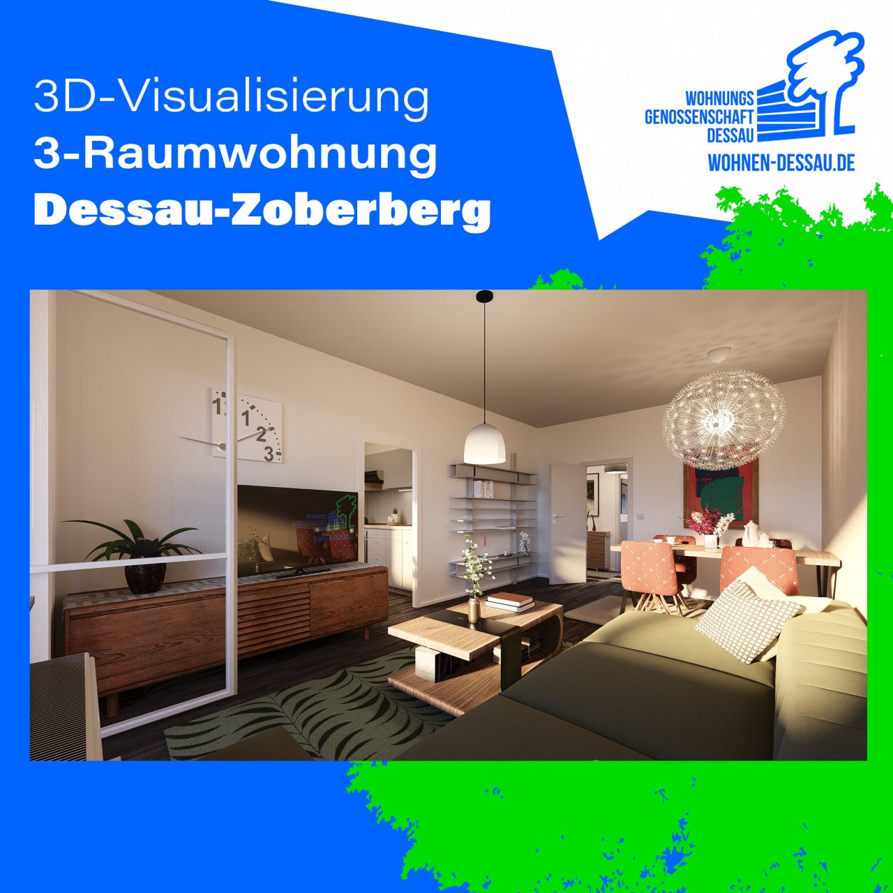 Wohnung Pappelgrund in Dessau
