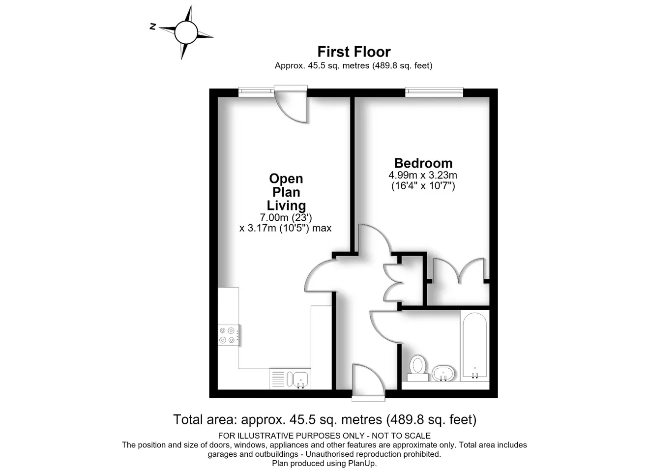 Flat Manhattan Avenue in Watford
