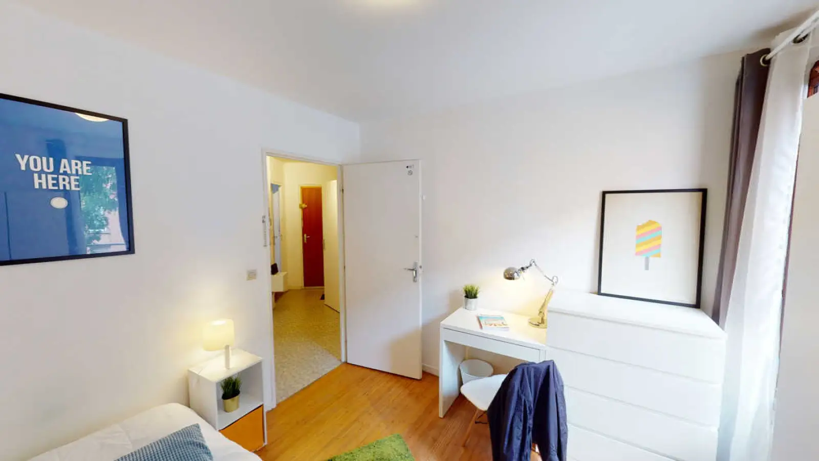 Chambre Rue de Solférino à Lille