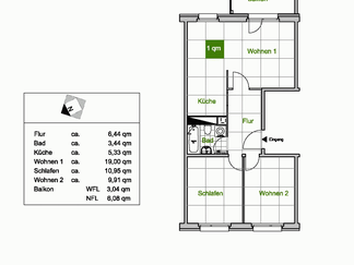 Wohnung Mockethaler Straße in Dresden