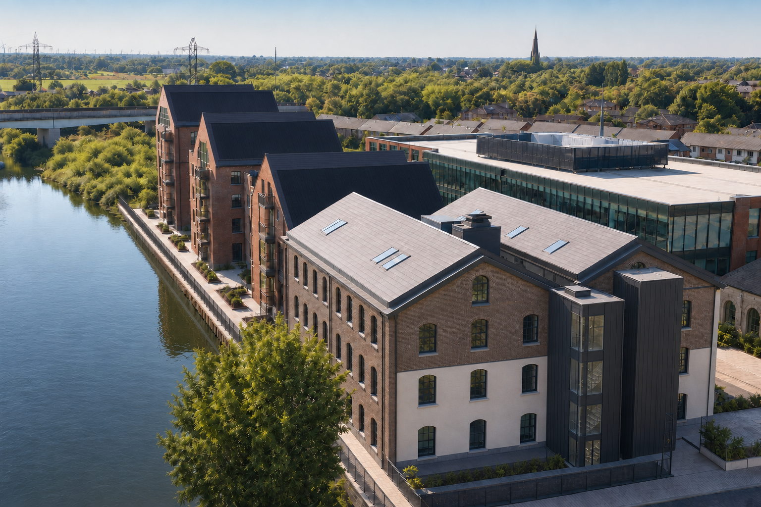 Flat Nene Promenade in Peterborough