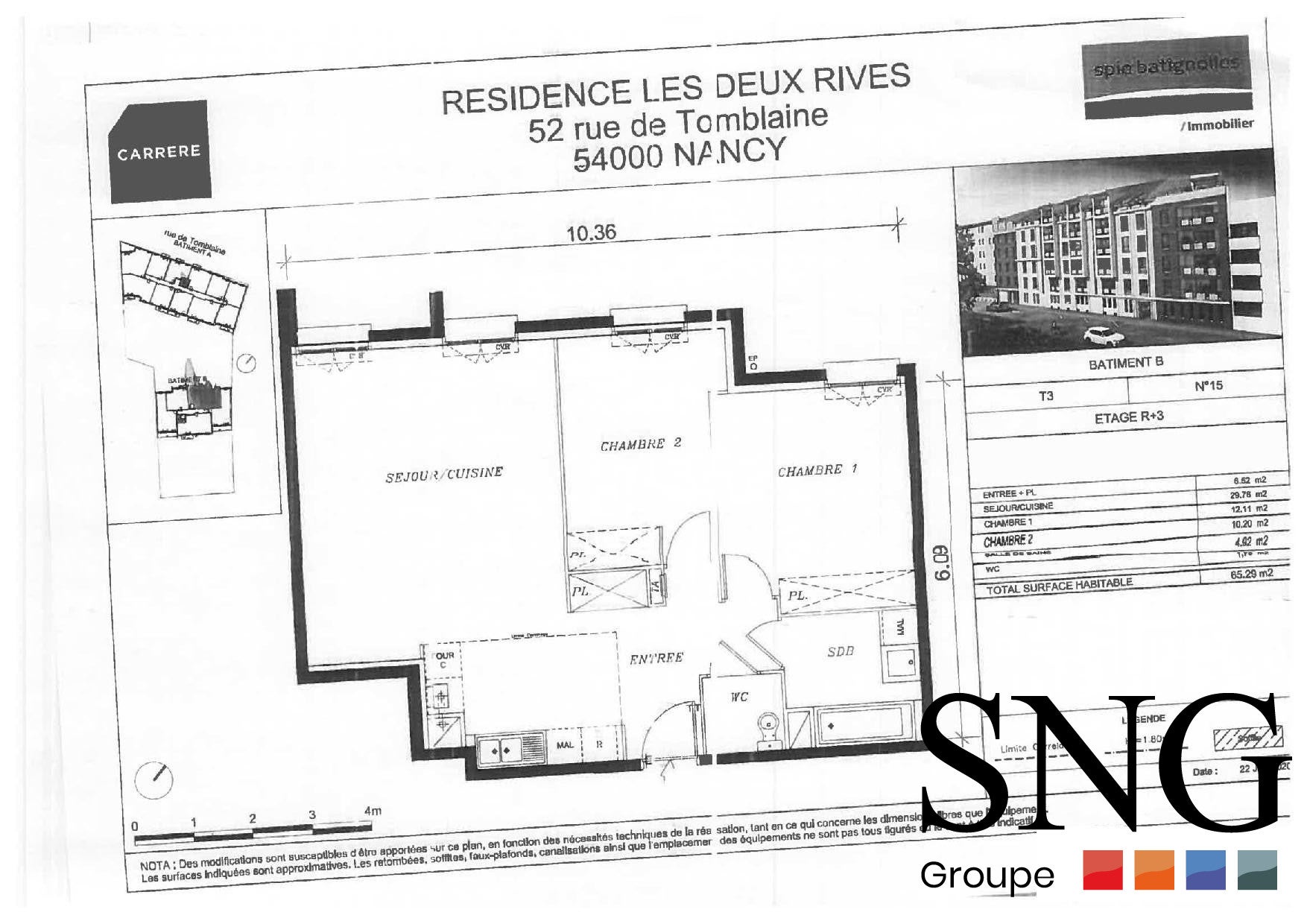 Appartement Rue de Tomblaine à Nancy