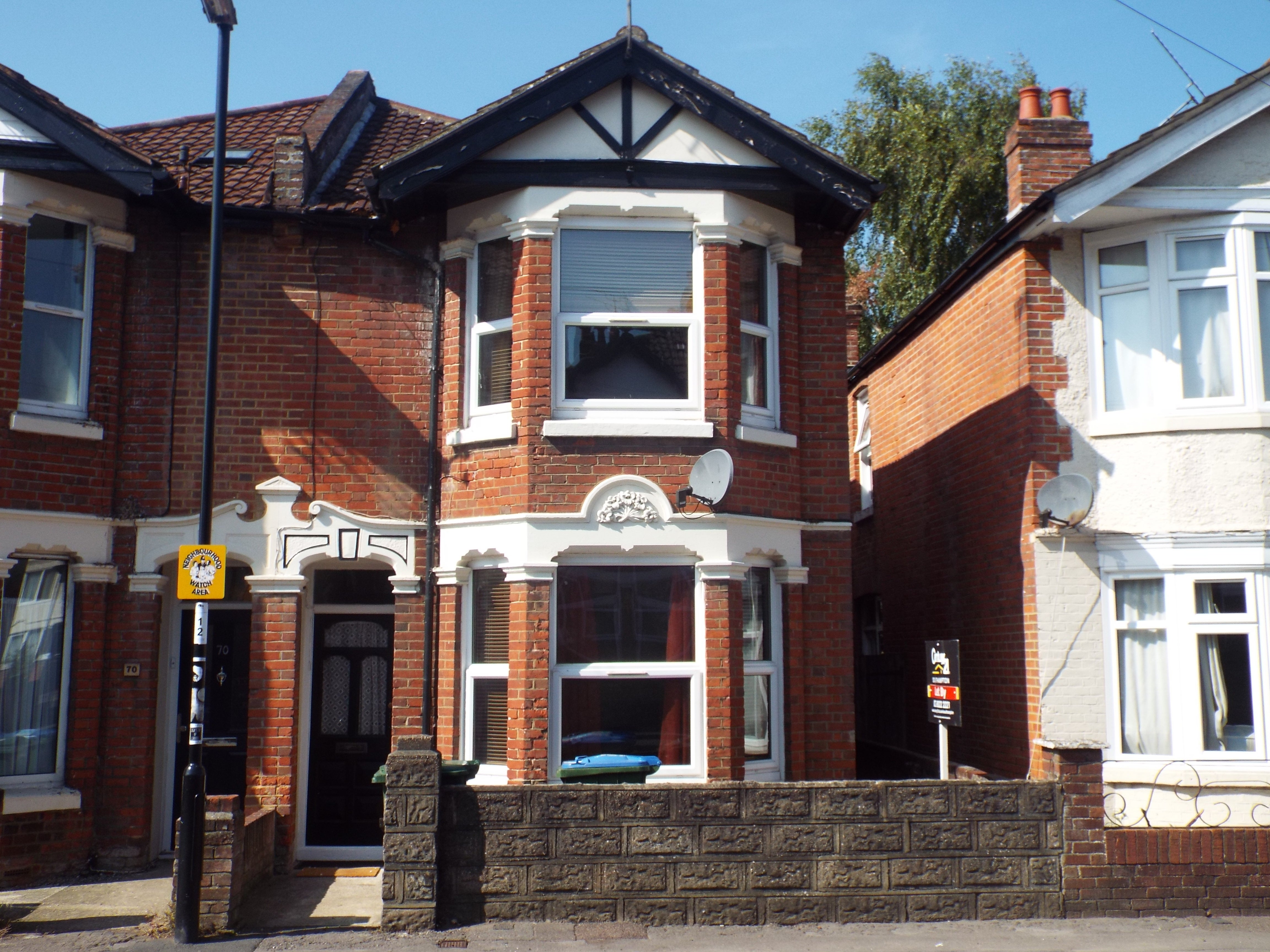 House Newcombe Road in Southampton