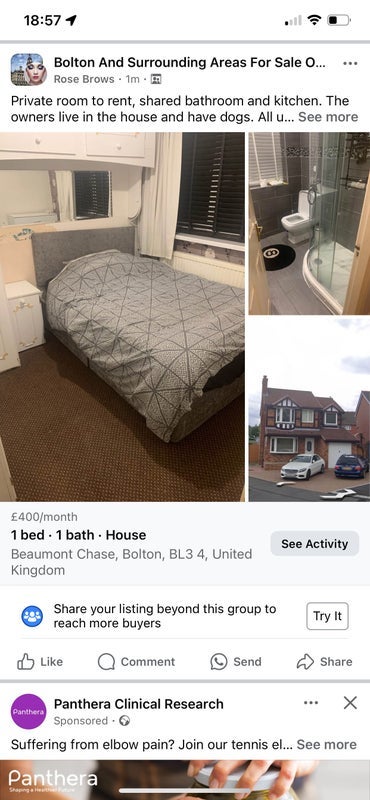 Room Beaumont Chase in Bolton