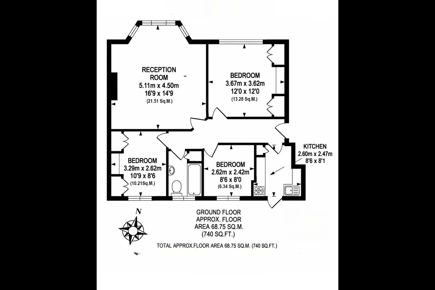Flat Streatham Court in Greater London