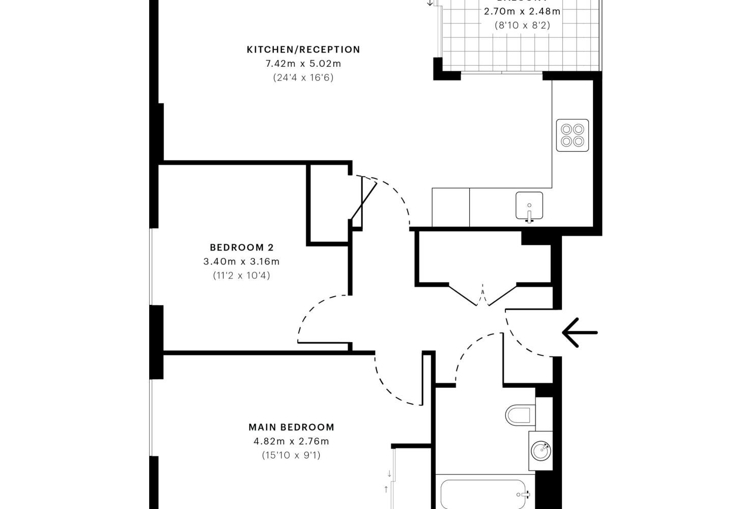 Flat Atlantis Avenue in Greater London