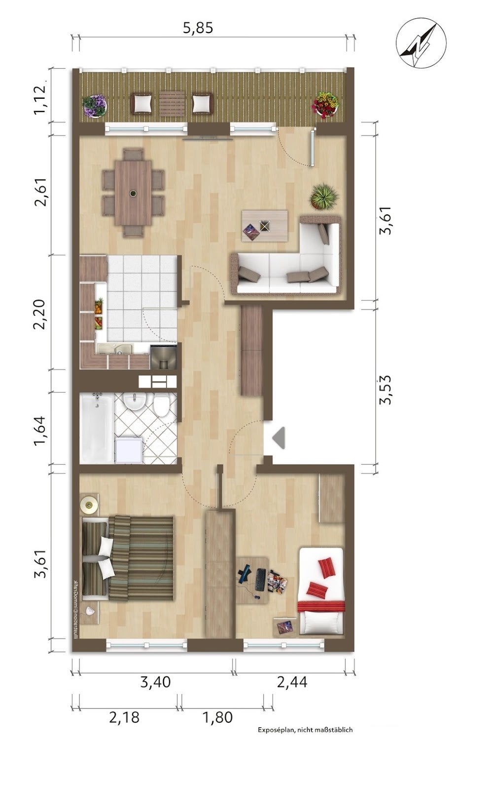 Wohnung Albert-Schweitzer-Straße in Hoyerswerda