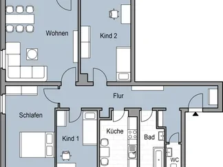 Wohnung Atzelbergstraße in Frankfurt am Main
