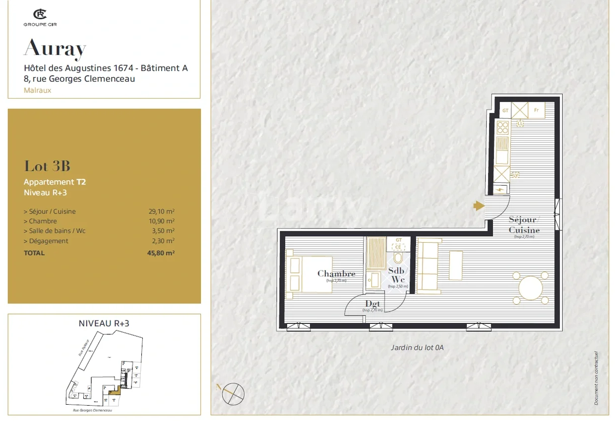 Flat Rue Pasteur in Auray