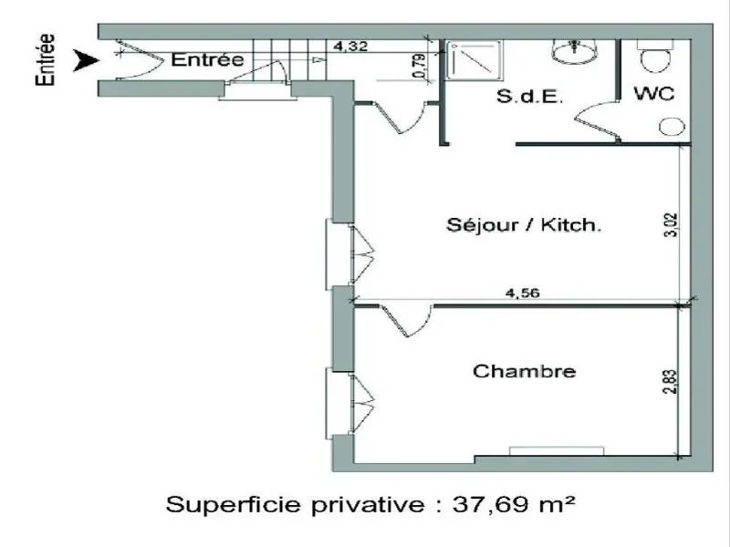 Appartement Rue de la République à Villefranche-sur-Saône