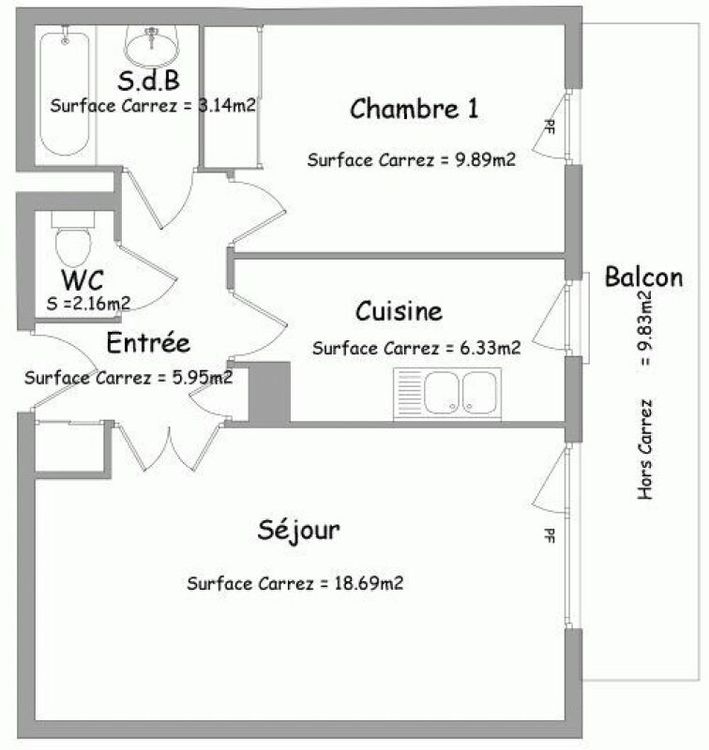 Appartement Rue des Chênes à Olivet