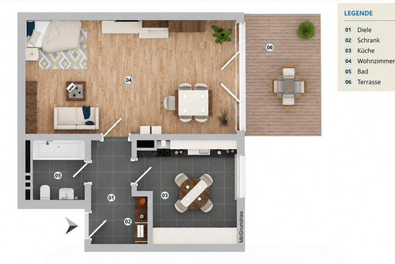 Wohnung Korbinianstraße in München