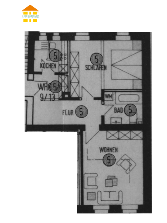 Wohnung Ludwig-Kirsch-Straße in Chemnitz