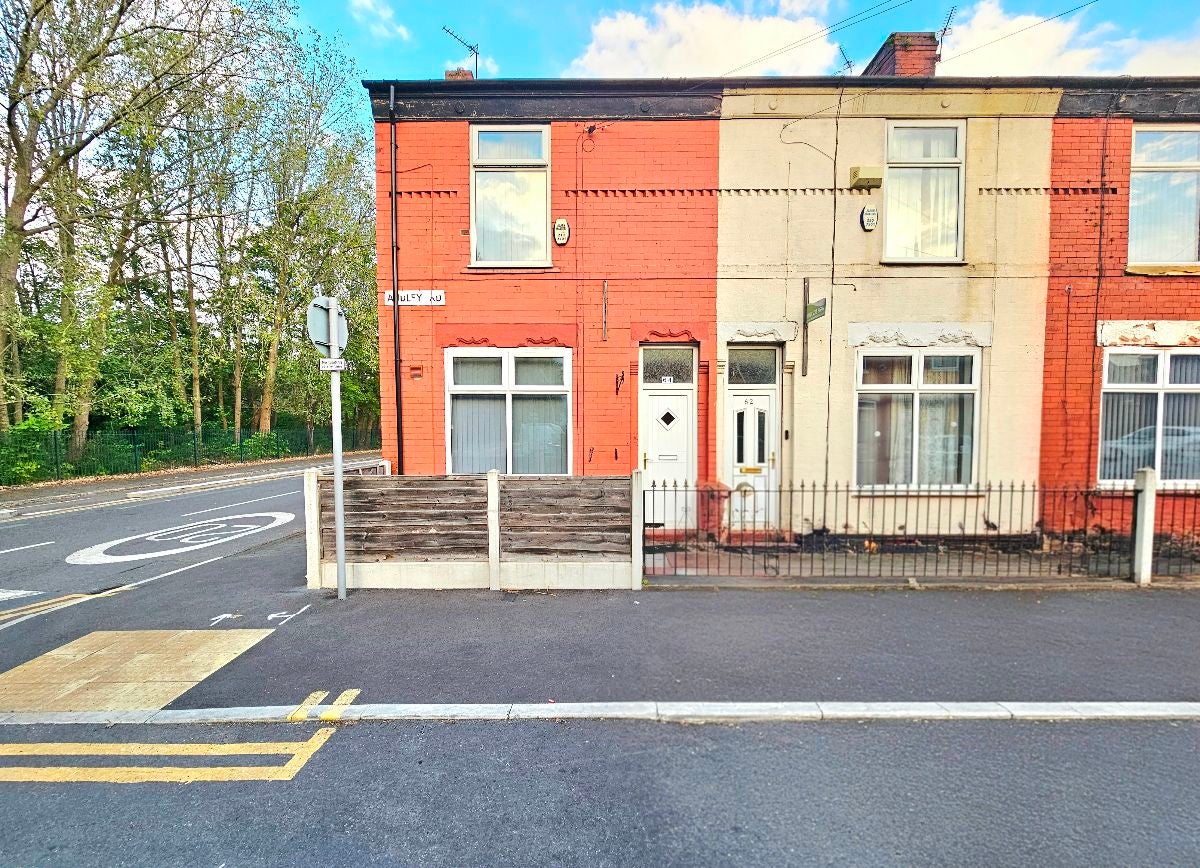 House Audley Road in Manchester