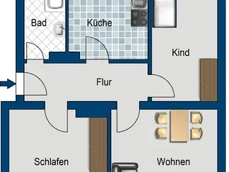 Wohnung Försterstraße in Magdeburg