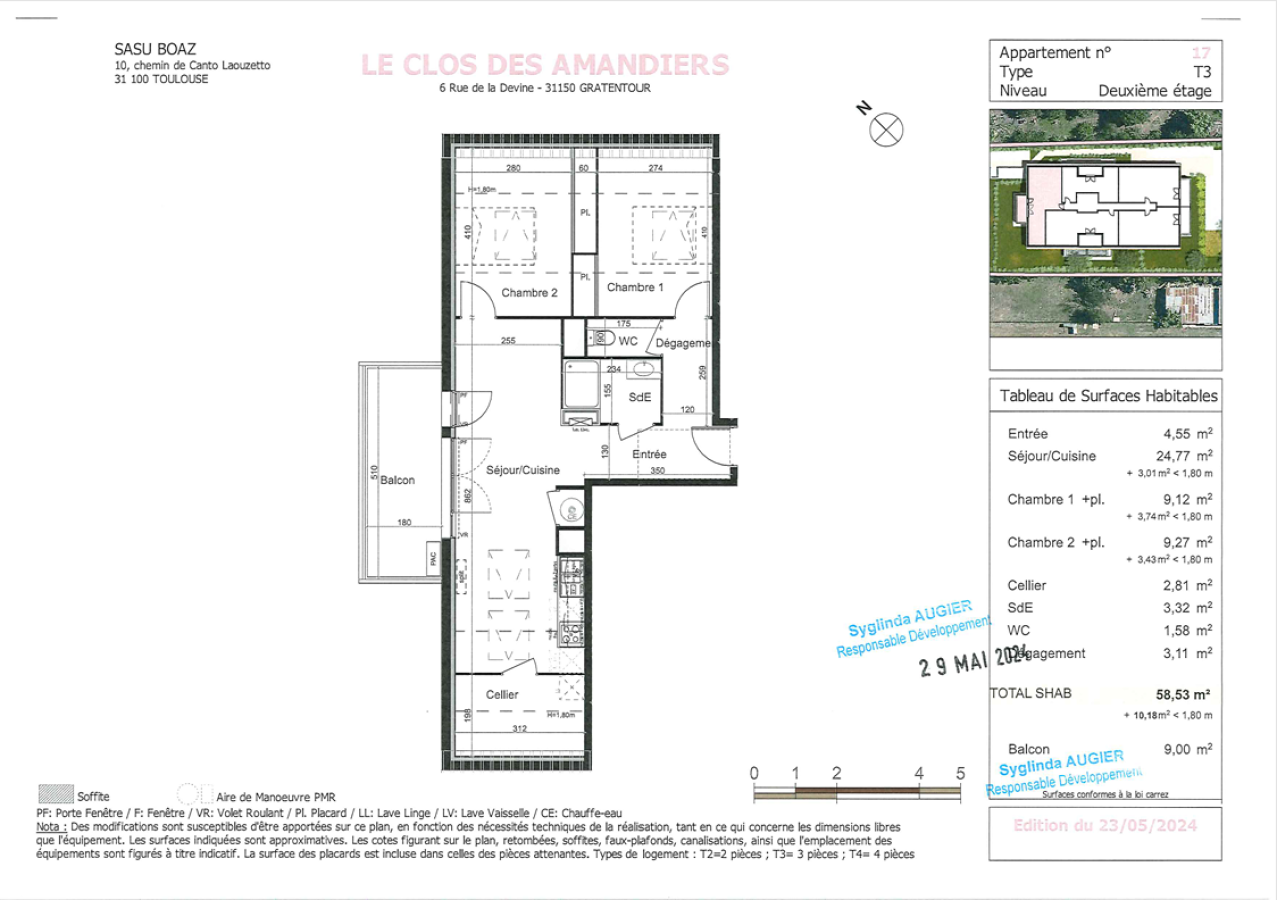 Flat Rue de Devine in Gratentour