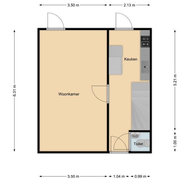 Tussenwoning te koop: Backenhagenlaan 53, Hengelo