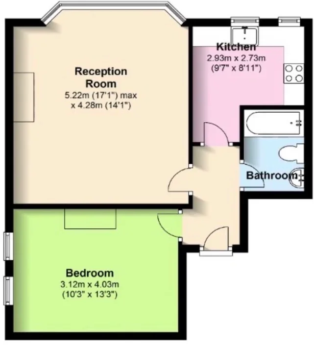 Flat Kingscroft Road in Greater London