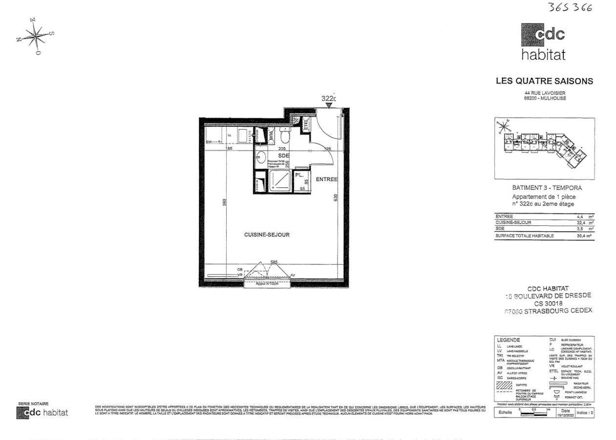 Appartement Rue des Laines à Mulhouse