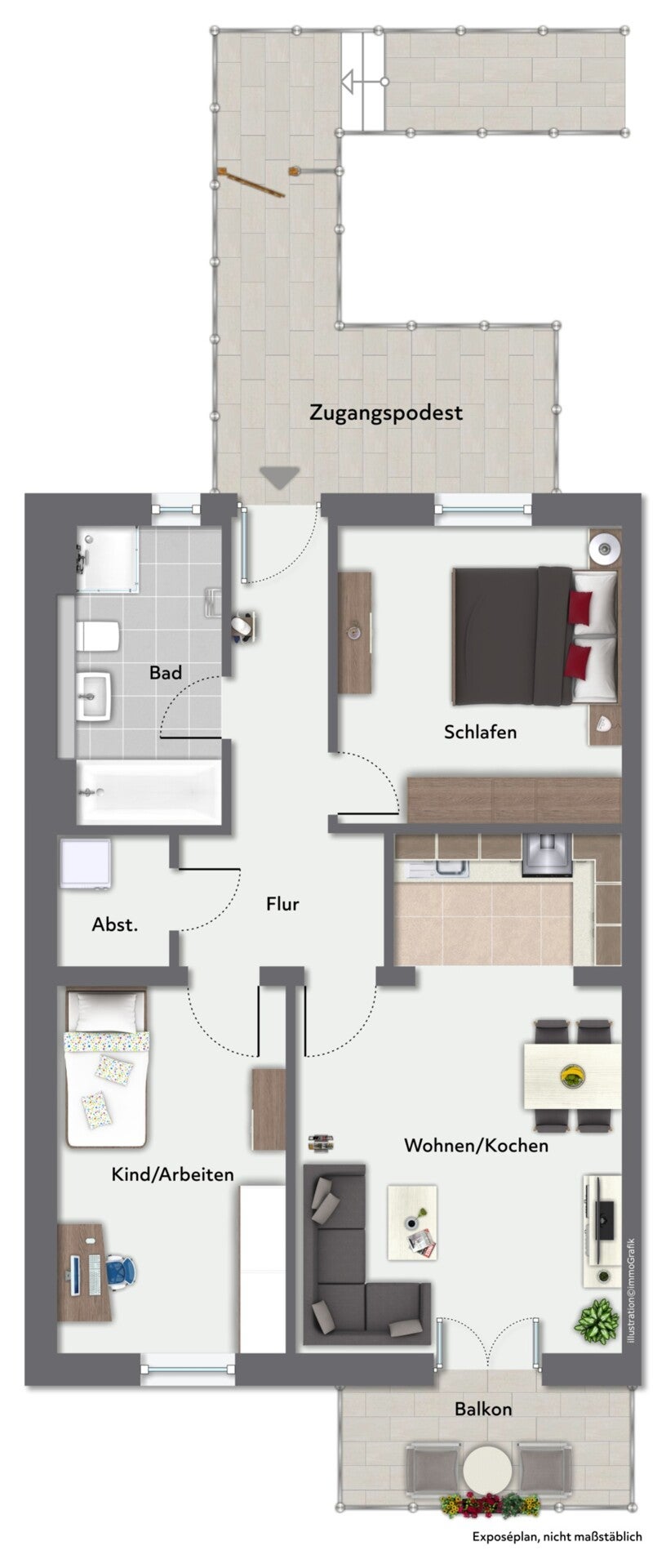 Wohnung Tharandter Straße in Dresden