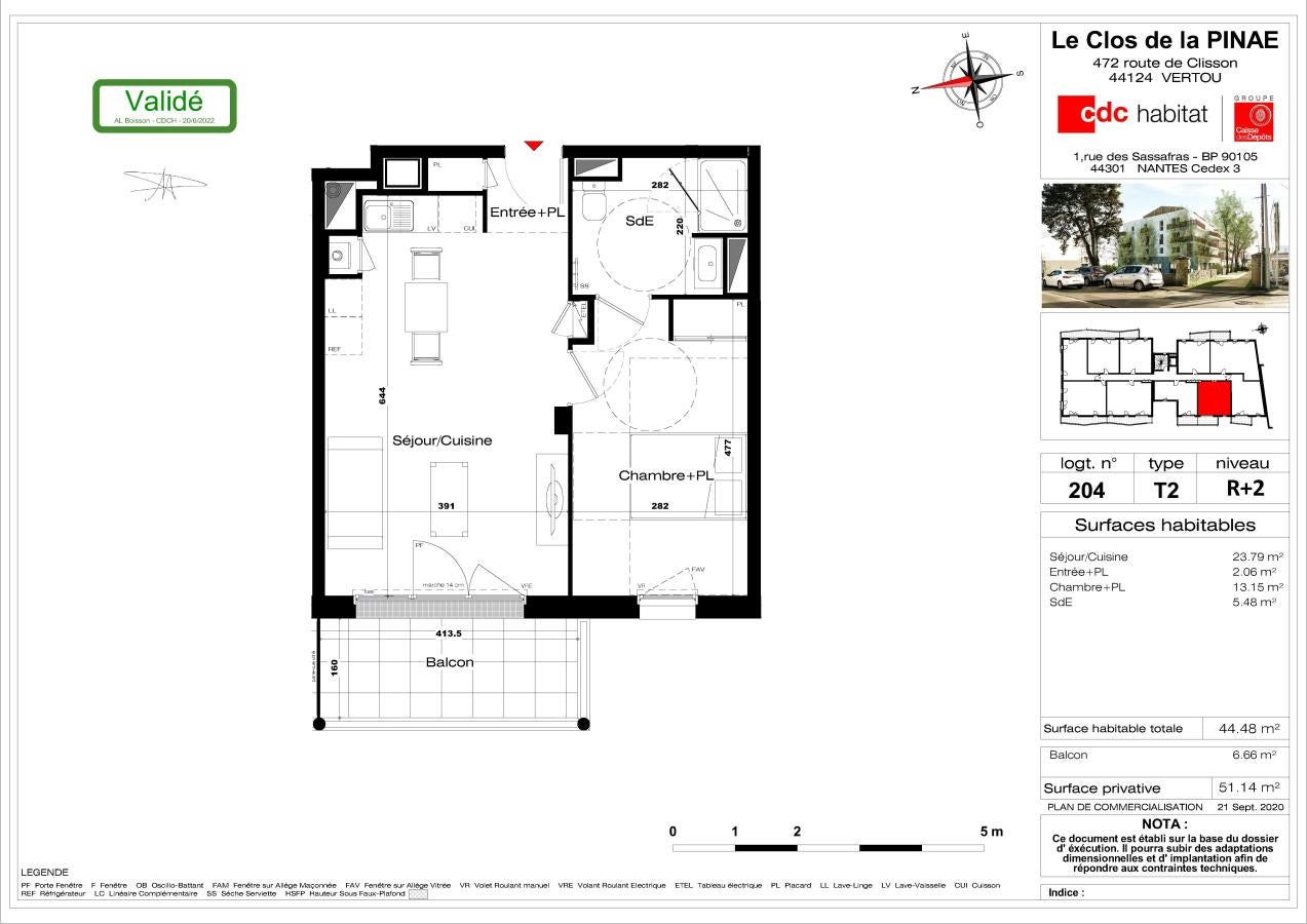 Flat Chemin Victor Forquenot in Vertou