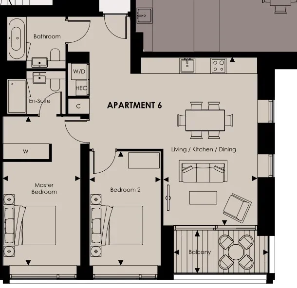 Flat Deacon Street in Greater London