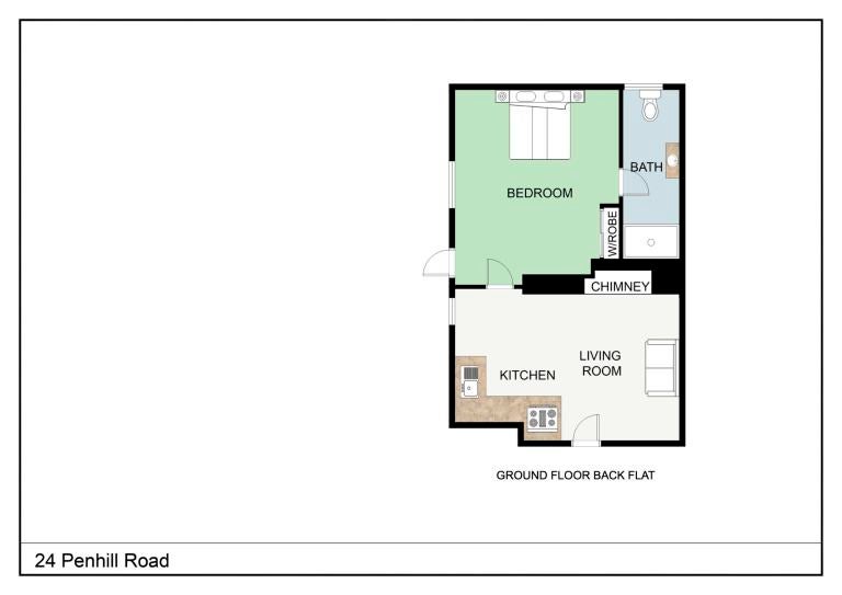 Flat Penhill Road in Cardiff