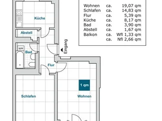Wohnung Mosenstraße in Dresden