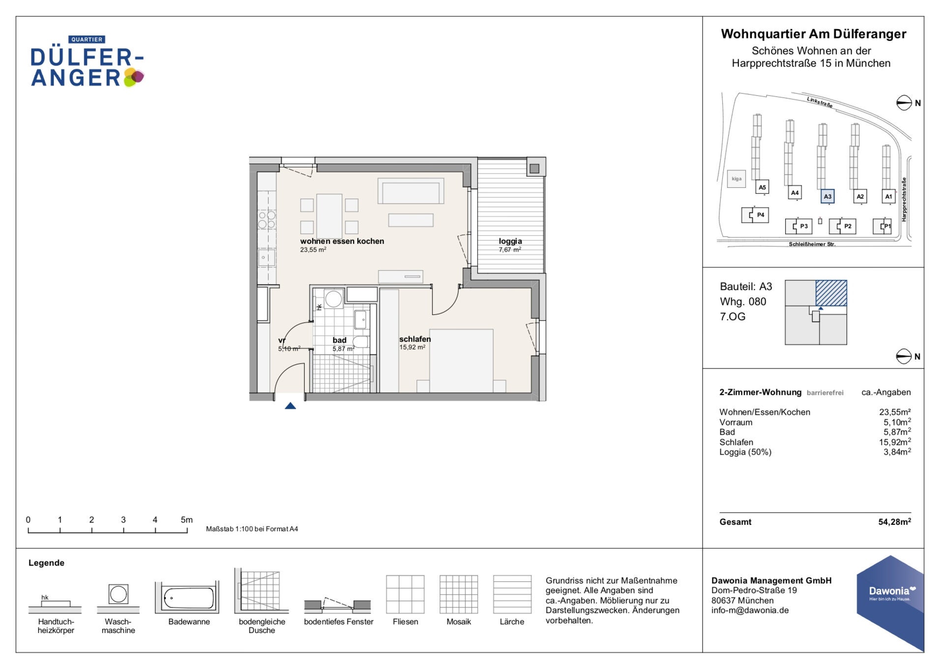 Wohnung Harpprechtstraße in München